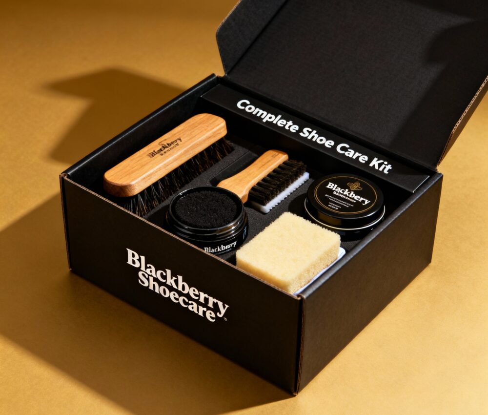 Complete Shoe Care Kit: Everything You Need in One Box by Blackberry Shoecare