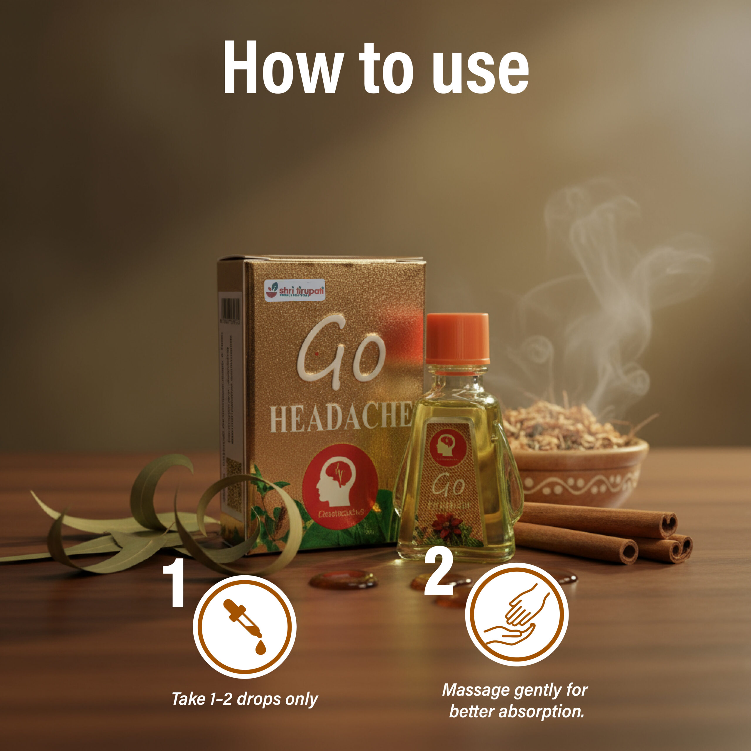 Go Headache Pain Oil Sri Tirupati Appliances