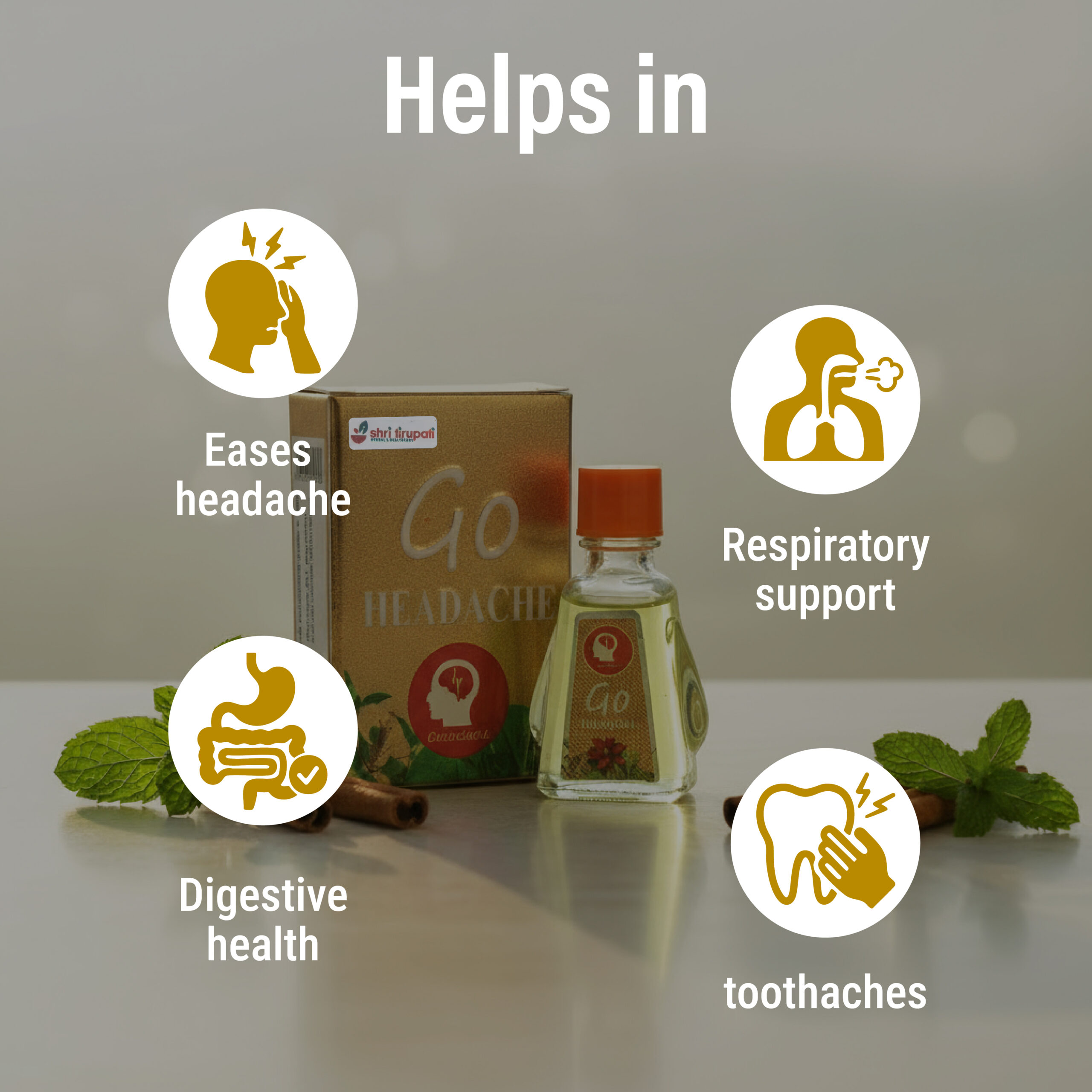 Go Headache Pain Oil - 3ML