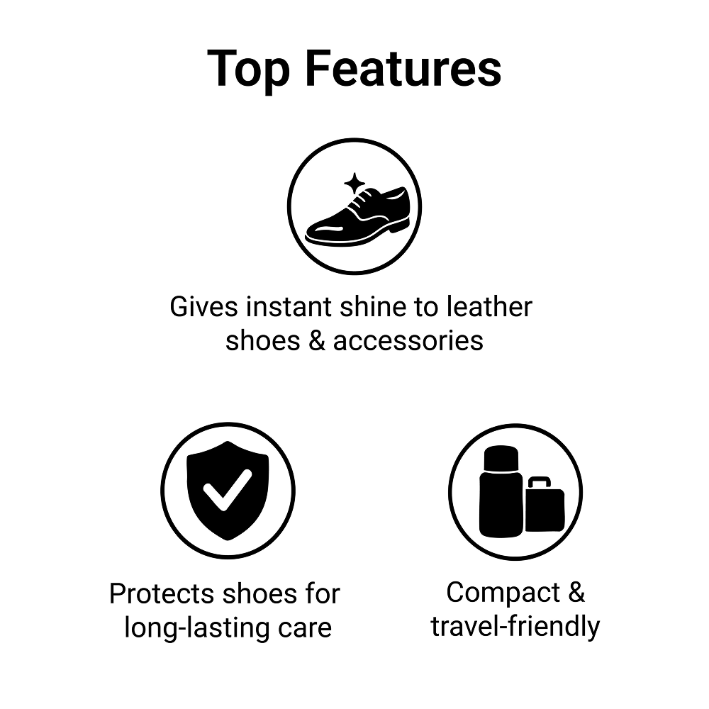 Travel Shoe Shiner - Black